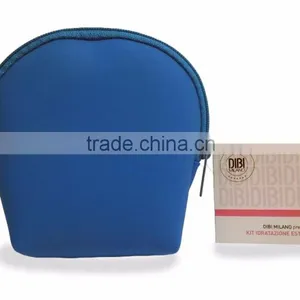 Silicon Cosmetic Case With Nylon Puller, Embossed Logo thumbnail-1