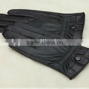 Hot Sale! Ethiopian Hair Sheep Leather Gloves for Men thumbnail-2