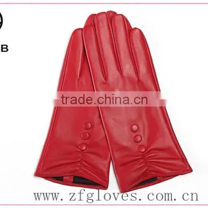 2015 Customed Fashion Lady Leather Touch Screen Glove thumbnail-1