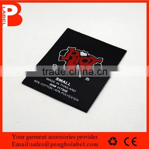 Eco-Friendly Custom Printed Clothing Polyester Satin Garment Printing Lable Quality Choice thumbnail-1