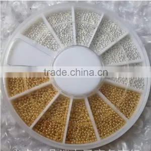 Good Quality Golden $ Silver Round Nail Decoration Tool Wholesale thumbnail-1