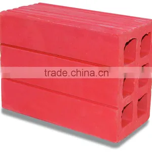 6 Square-holes Clay Bricks thumbnail-1