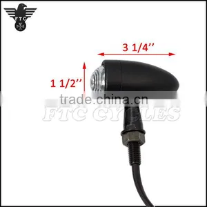 Clear Lens Indicator Light Vintage Motorcycle for Honda Custom thumbnail-6