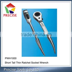 Short Tail Thin Ratchet Socket Wrench thumbnail-1