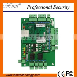 Opeate off Line Real Time Tcp/ip Network Conect Security Alarm System Door Sensor Two Doors Two Ways Card Control Panel Board thumbnail-1