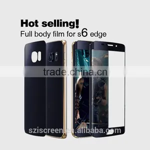 2016 Hot Sale 3D All Cover Ultra Slim Toughness Screen Protector for Samsung S6 Edge thumbnail-1