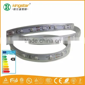 Shenzhen Factory CE Approved Cheap 5M 60W DC12V Ip65 Waterproof Led Tape Flexible RGB 5050 Led Strip With 3 Years Warranty thumbnail-3