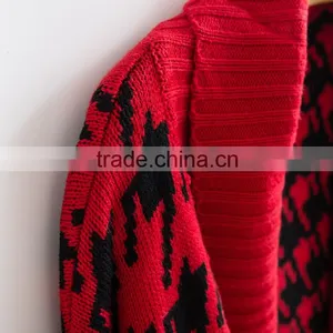 100% Polyester Knitted Sweater thumbnail-4