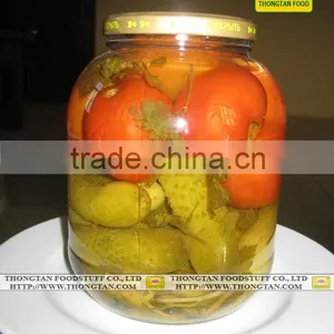 Pickled Cucumber With Egg Tomato in Jar 1500ml by Thongtan Food thumbnail-1