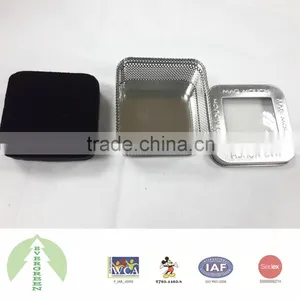 Square Mesh Tin Box With Lift-off Lid, Good Quality thumbnail-3