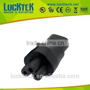 IEC 320 C5 Female to C8 Male Power Plug thumbnail-1