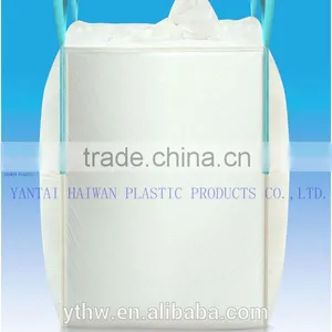 PP White Food Grade Jumbo Bag/coated Inside/ Bulk Bag With Cross Conner Loops/big Bag in PE Sleeve Liner thumbnail-1
