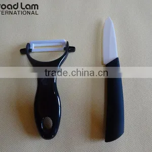 Universal Set of 2 Ceramic Small Fruit Knife 3 Inch With Peeler in Window Box thumbnail-3
