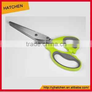 SS010AP LFGB Certificated 7.5'' ABS Handle Kitchen 5 Blades Herb Scissors thumbnail-4