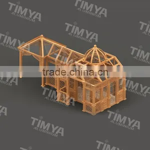 Nice Sound Insulation And Decoration Nature Aluminum Alloy Portable Sunroom thumbnail-1