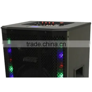 2016 Willico BT Bluetooth DJ Party Speaker w/ Wireless Microphone + LEDs Wws-63 thumbnail-2