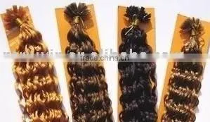 Water Wave Nail-tip Hair Extension/nail-tip Human Hair/hair Products/hair Extension thumbnail-1