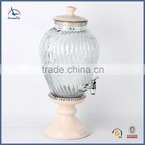 Wholesale Market 10L Glass Dispenser Large Capacity Glass Honey Dispenser thumbnail-2