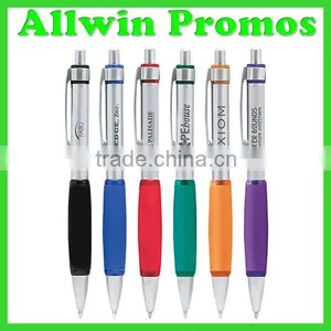 Personalized Rubber Grip Metal Pen thumbnail-1