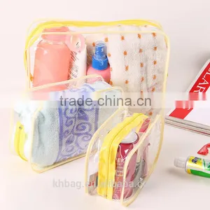 Eco Recycled Retailing Plastic Zipper Fashion&cheap Cosmetic Bag thumbnail-4