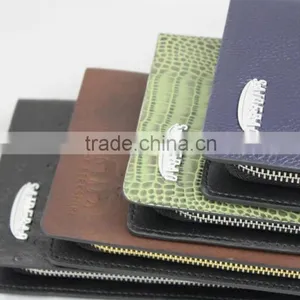 2015 Newest Style Leather Wallet, High Quality Different Leather Men's Wallet With Metal Logo Fashion Wallet thumbnail-6