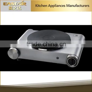 Stainless Steel Single Electric Hotplate Electric Hob thumbnail-2