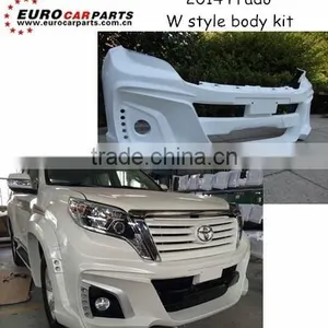 High Quality PP 2015 Land Cruiser FJ150 Prado Black Bison Wd Design Front Bumper Body Kit for 2015 Land Cruiser FJ150 thumbnail-1