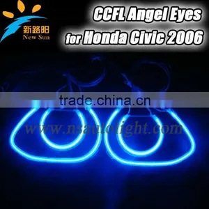 Beautiful Blue CCFL Angel Eyes,Super Bright Headlights for Honda 2006 thumbnail-1