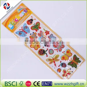 Bubble Stickers Foam Cartoon Kids Cute Stickers Puffy Stickers Children DIY Toys Girls Boys Birthday Gift thumbnail-5