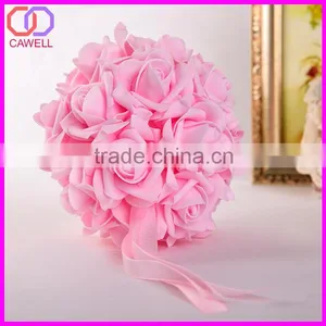 Multi Color 10CM 20CM 30cm Rose Artificial Foam Rose Flower Ball in Stock thumbnail-3