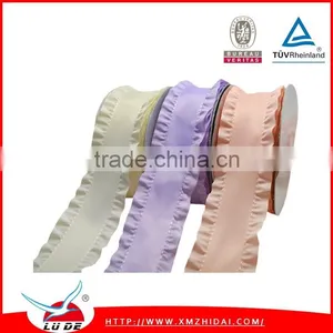 Cheap Satin Double Ruffle Ribbon thumbnail-2