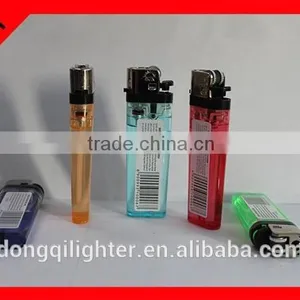 77mm Transparent 5 Colors Disposable Flint Lighter thumbnail-1