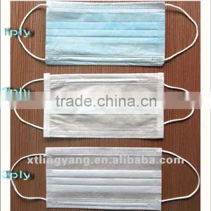 Disposable Non-woven 1-ply/2-ply/3-ply Face Mask thumbnail-1