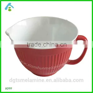 Manufacture Melamine Mixing Bowl With Handle in China thumbnail-4