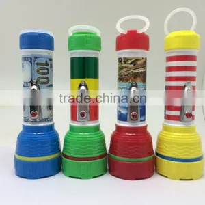 Tiger Head Plastic Led Flashlight Torch World Export-ftp996 thumbnail-1
