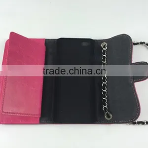 Fashion Style PU Leather Wallet Case With Mirror and Card Holder for IPhone 6 thumbnail-4
