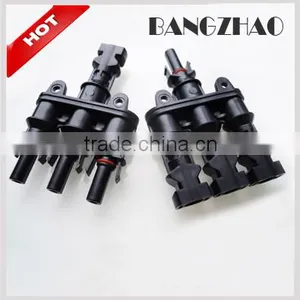 4mm Solar Connector 3 to 1 Triple Branch Connector Compatible With MC4 thumbnail-1
