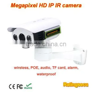 Outdoor 1.3 Megapixel Waterproof POE IP ONVIF IR TF Card Company& Office Surveillance Network Camera thumbnail-1