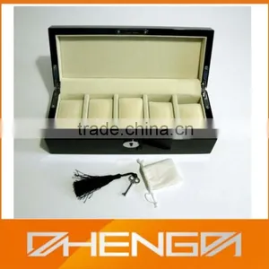 Best Sell Factory Custom Made Empty Wooden Watch Collect Box (ZDS-F253) thumbnail-4