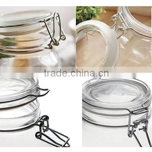 450ml Hermetically Sealed Glass Jar With Rubber Gasker Ring Lid thumbnail-2