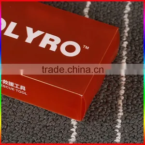 Custom Red PVC Packaging Box With White Printing thumbnail-5