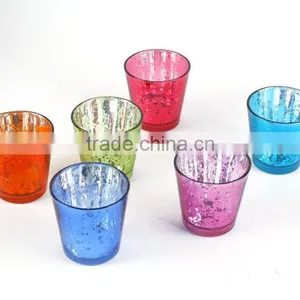 Wholesale Premium Glass Colored Glass Votive Holders Heat-resistant Glass Votive Holders thumbnail-5
