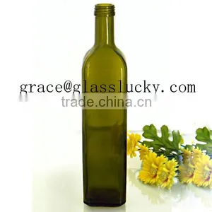 750ml Olive Oil Bottles With Aluminum Cap,olive Oil Glass Bottle thumbnail-1