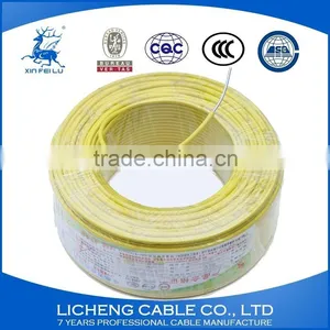 China Manufacturer High Quality Yellow House Wiring Aluminum Core PVC Insulated Electric Cable and Wire -BLV(10mm2) thumbnail-1