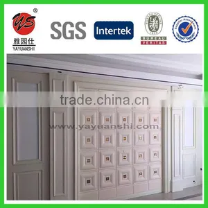 3D Leather Wall Panel-Faux Leather Moulding thumbnail-6