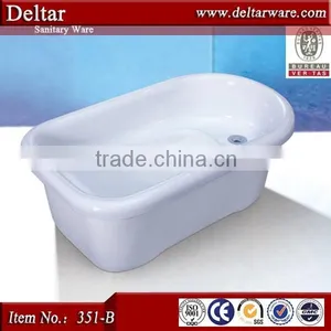 Small Freestanding Bathtub/mini Indoor Bath/cheap 910mm BABY ACRYLIC BATH TUB thumbnail-1