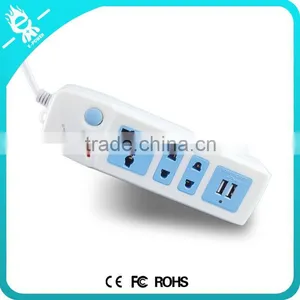 2015 New Safety Surge Protector Retractable Smart Usb Power Strip thumbnail-3