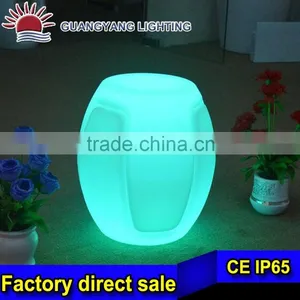 Big and Small Size RBG Color Change Modern Plastic Led Light up Bar Stool Chair thumbnail-3
