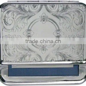 Embossed Design Metal Automatic Cigarette Rolling Box thumbnail-1