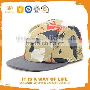 Fashion Design 100% Cotton Blank Wholesale Custom 5 Panel Hats thumbnail-1